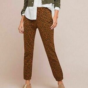 ANTHROPOIGIE x SANCTUARY Leopard Jogger Pa…